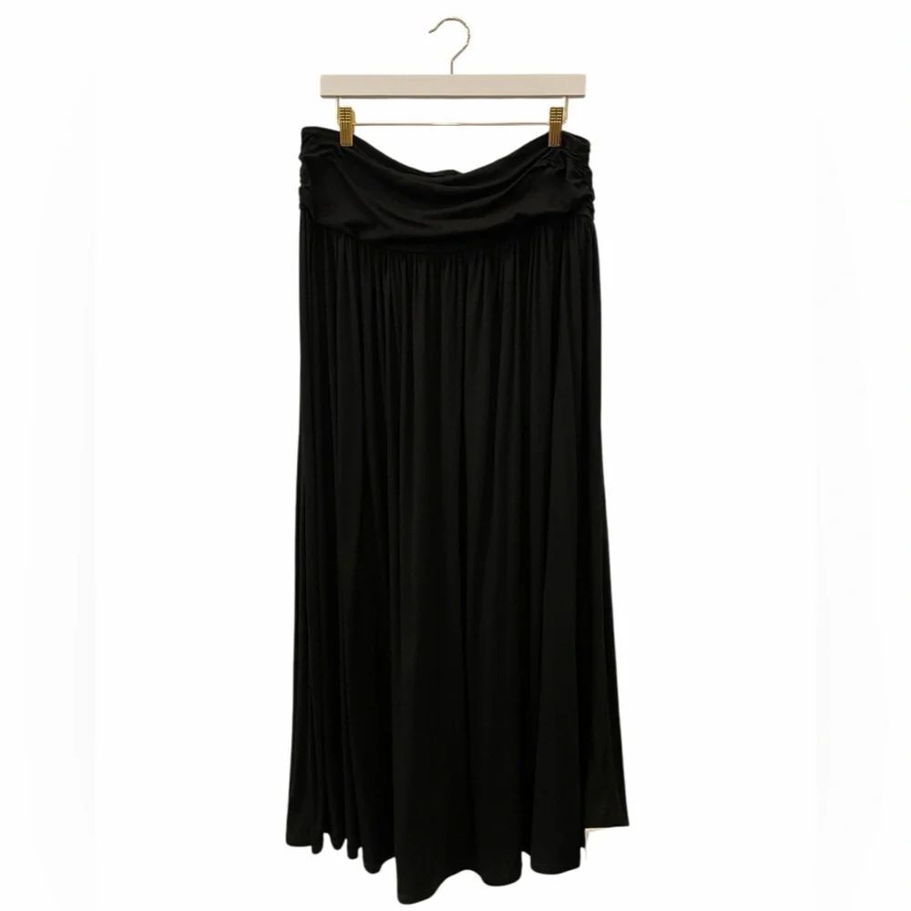 Chico's Classic Black Maxi Skirt